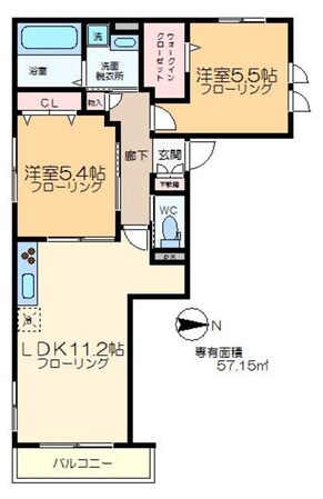 Suncoat錦糸の物件間取画像